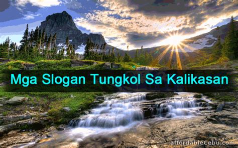halimbawa ng slogan|slogan sa kalikasan.